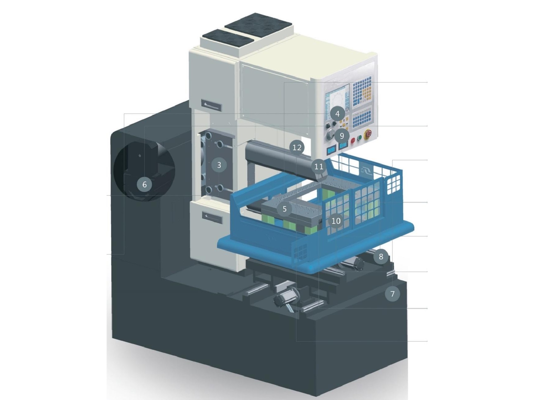 中走丝机械加工实训设备